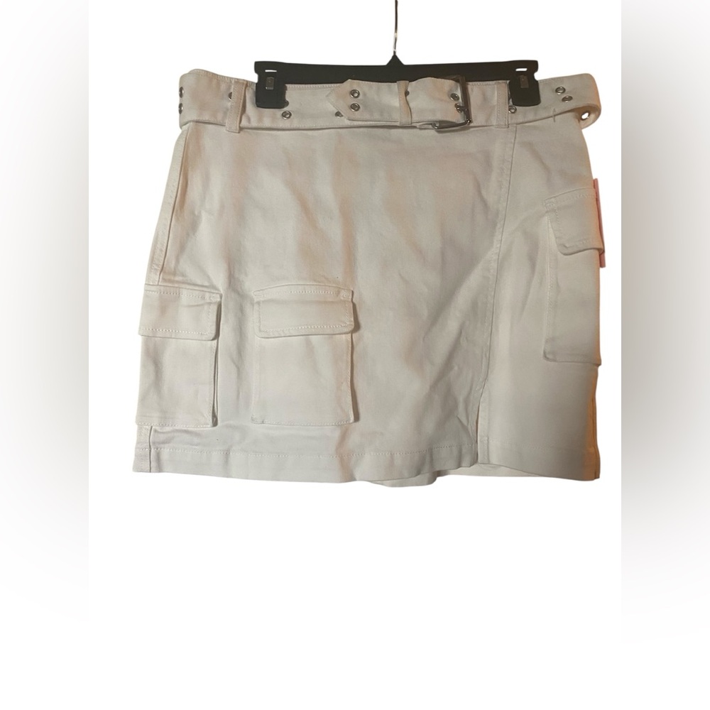 Juicy Couture white Mini Skirt sz 31 NWT